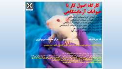 تغییر زمان برگزاری کارگاه اصول کار با حیوانات آزمایشگاهی در مرکز تحقیقات فیزیولوژی